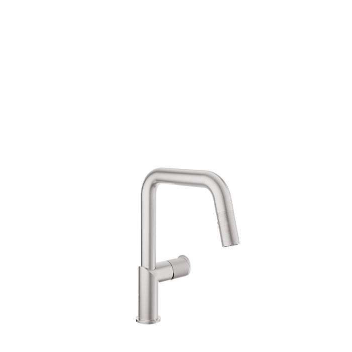 Baril Vision Single Hole Kitchen Faucet with 2-Function Pull-Down Spray