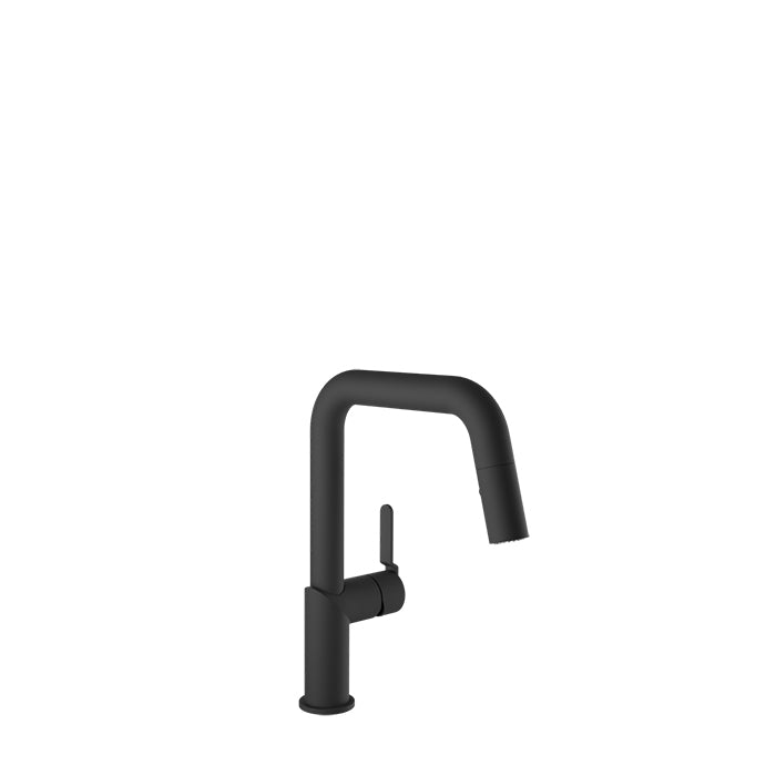 Baril Vision Single Hole Kitchen Faucet with 2-Function Pull-Down Spray