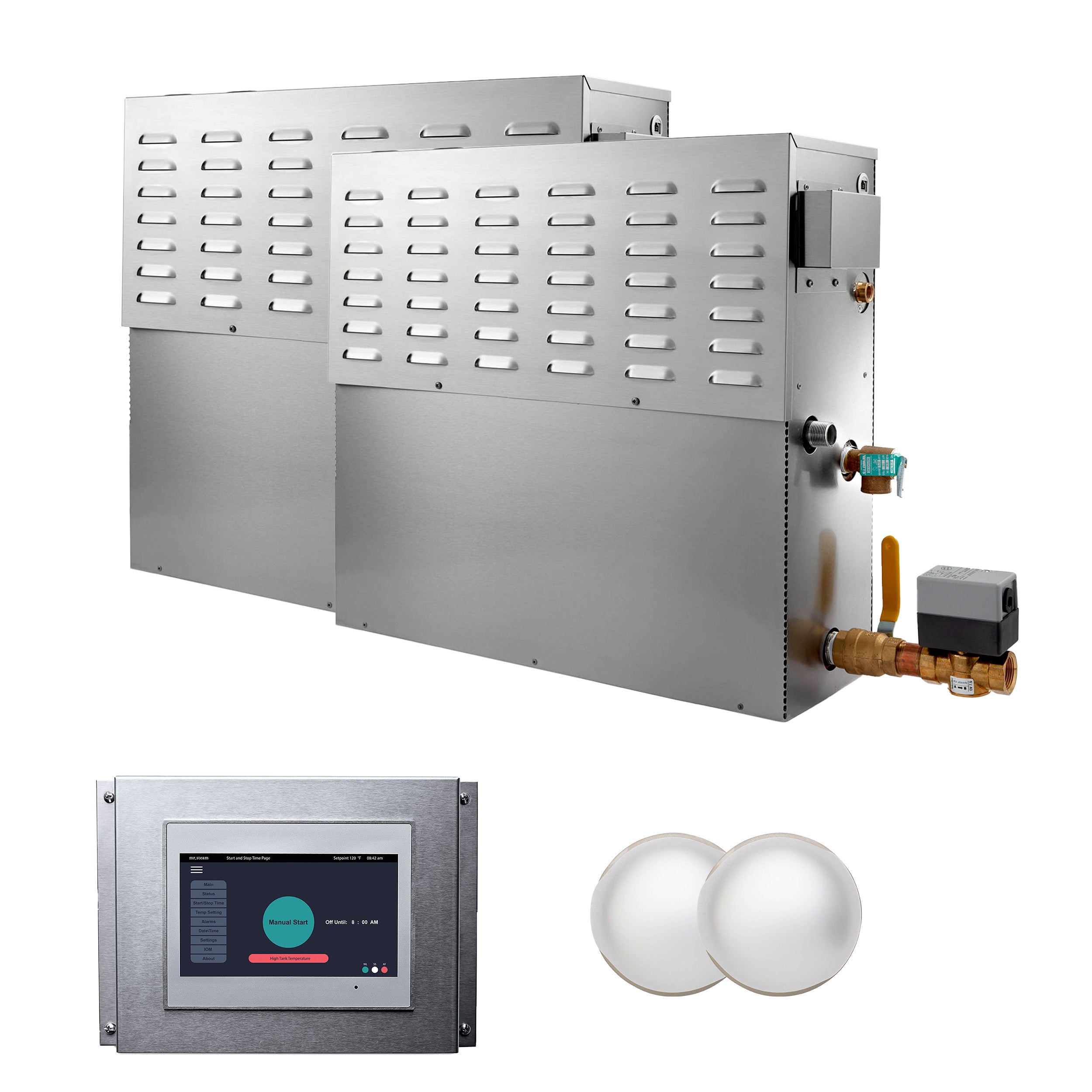 Mr Steam CX Steam Generator with Integrated Control and Commercial Steamhead