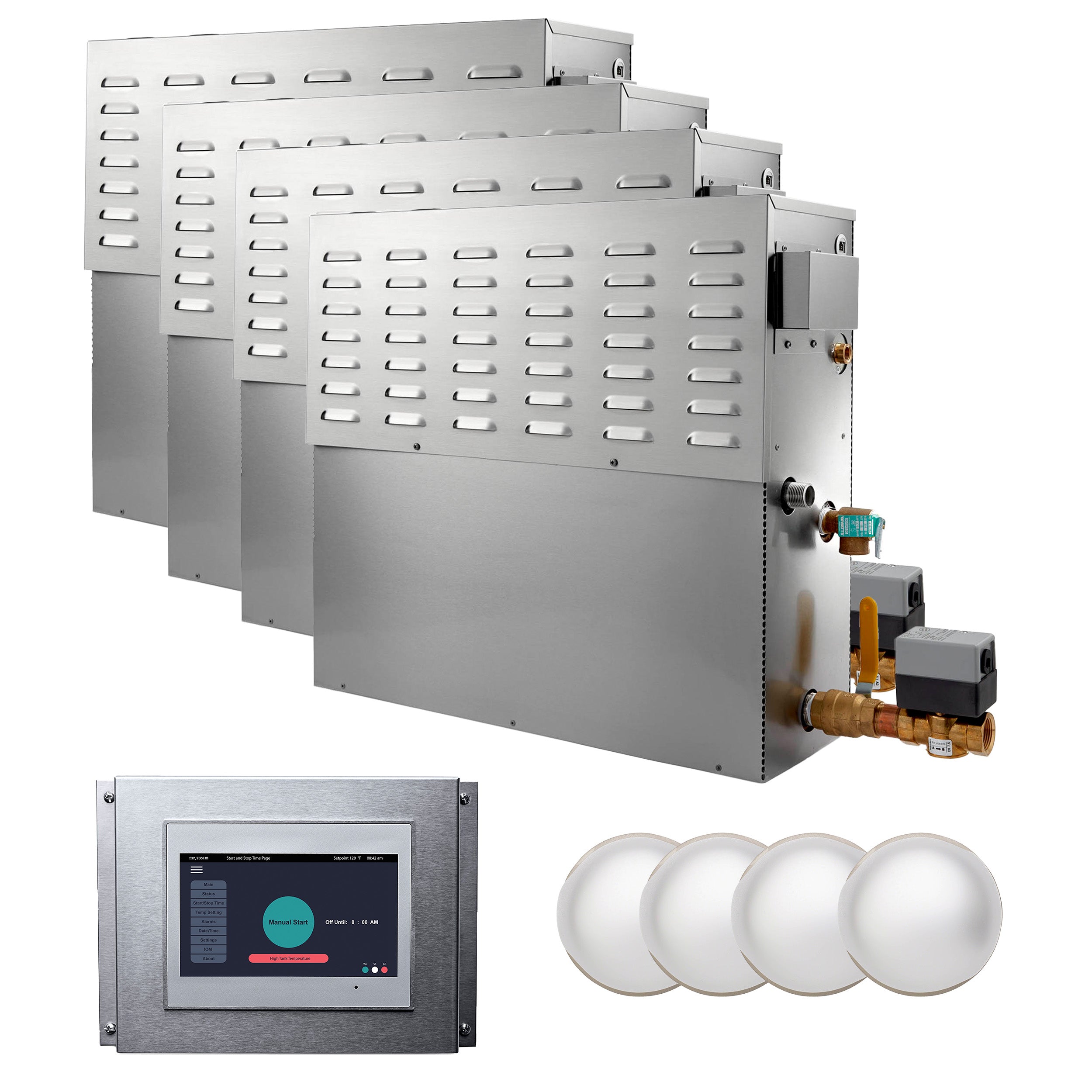 Mr Steam CX Steam Generator with Integrated Control and Commercial Steamhead