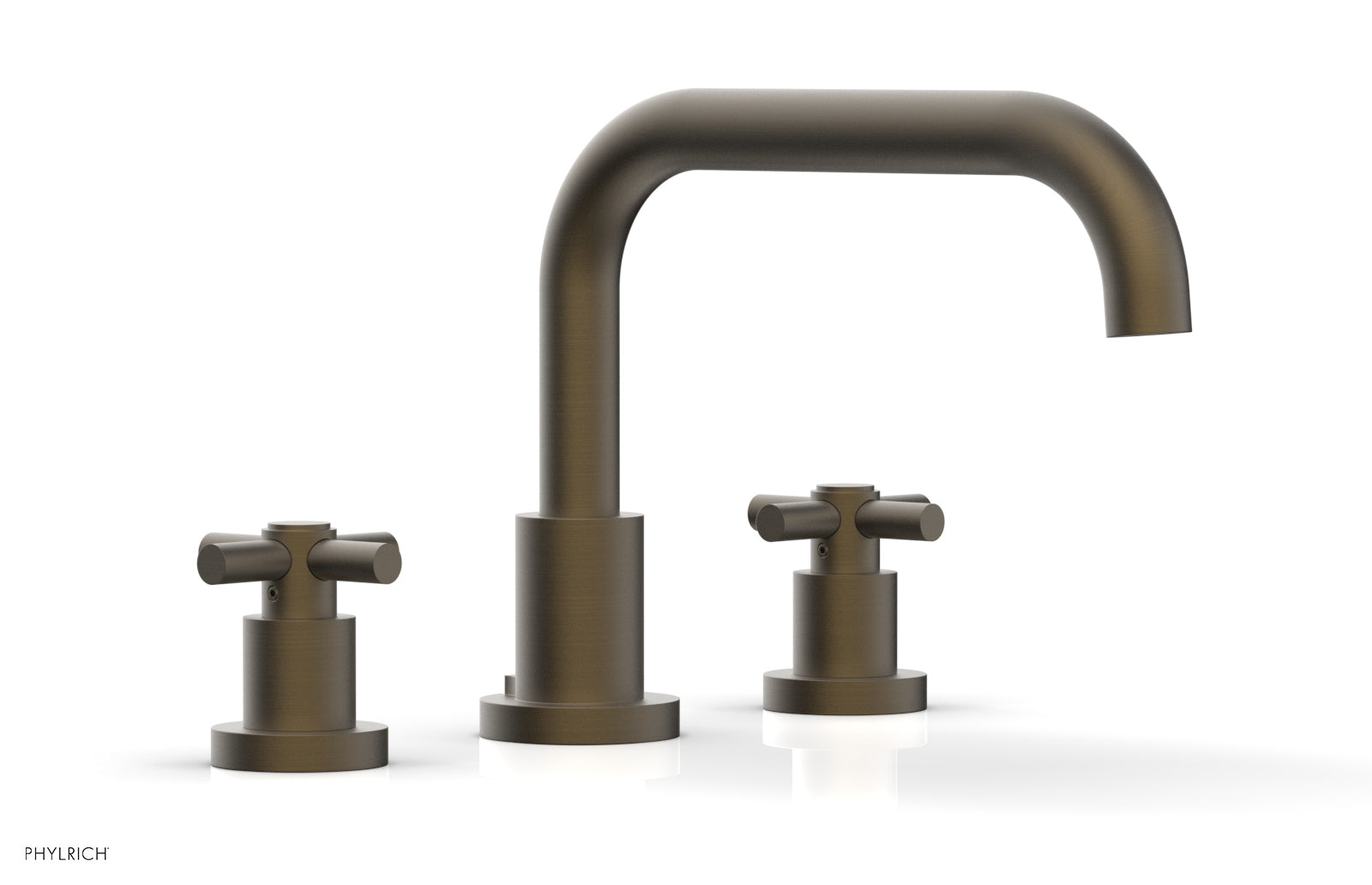Phylrich BASIC Deck Tub Set - Tubular Cross Handles