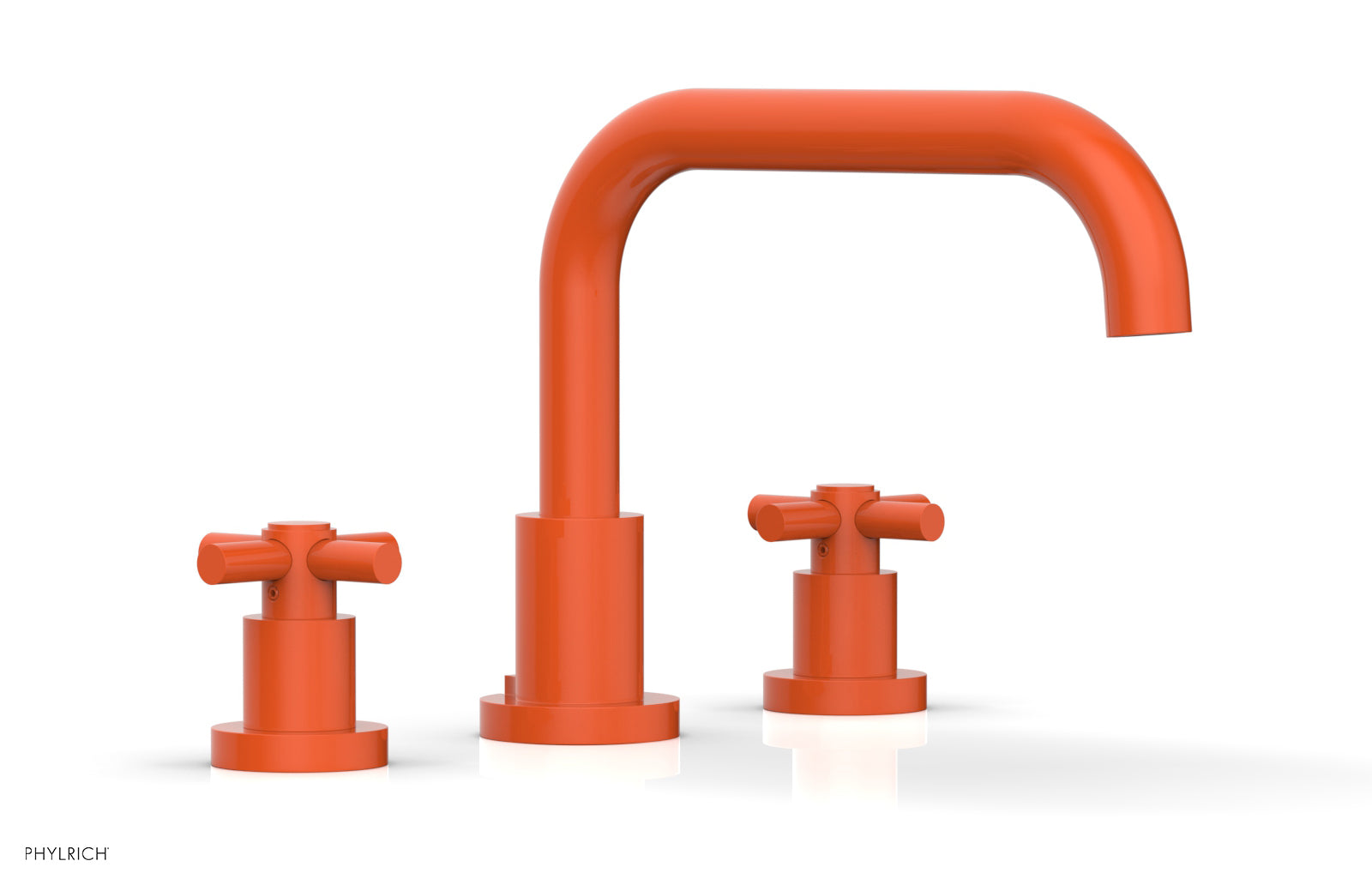 Phylrich BASIC Deck Tub Set - Tubular Cross Handles
