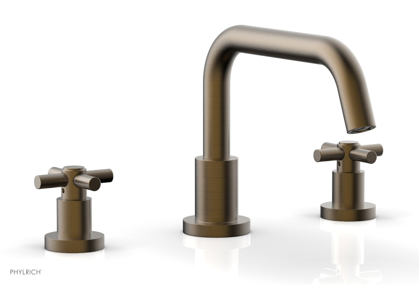 Phylrich BASIC Deck Tub Set - Tubular Cross Handles
