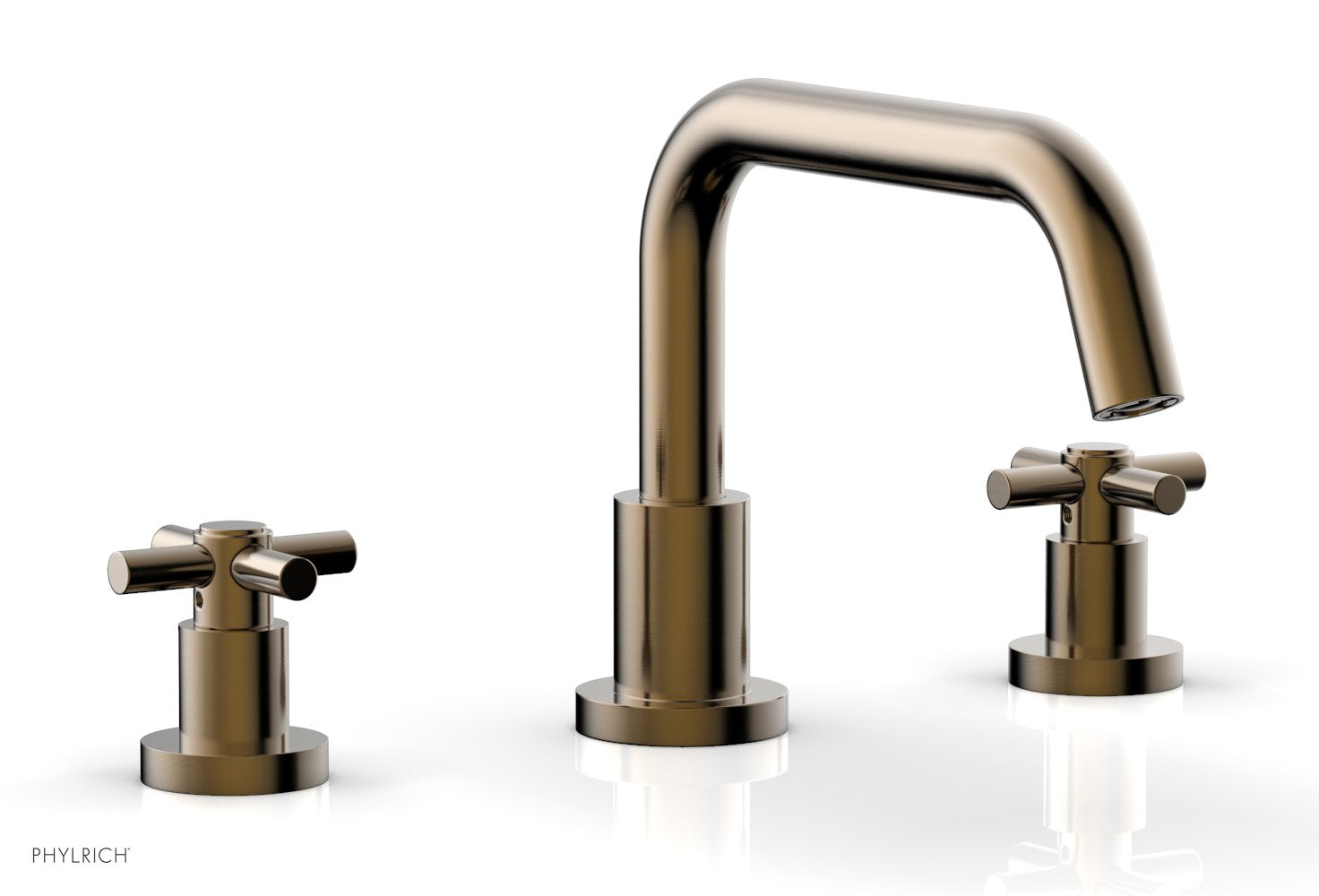 Phylrich BASIC Deck Tub Set - Tubular Cross Handles
