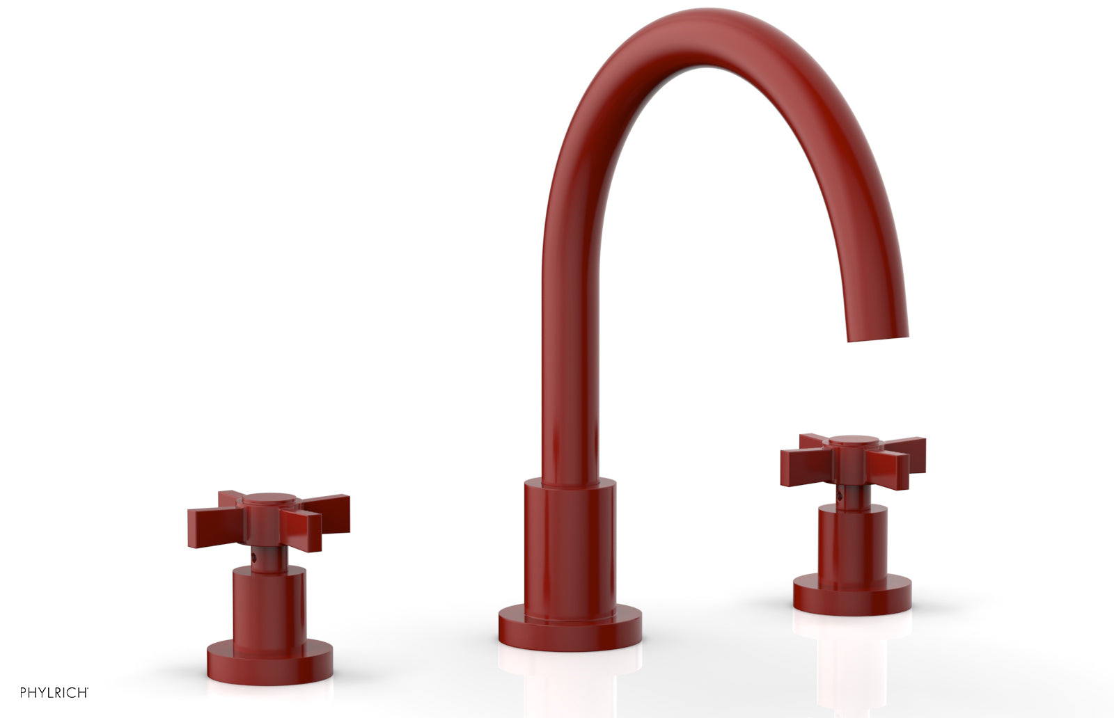Phylrich BASIC Deck Tub Set - Blade Cross Handles