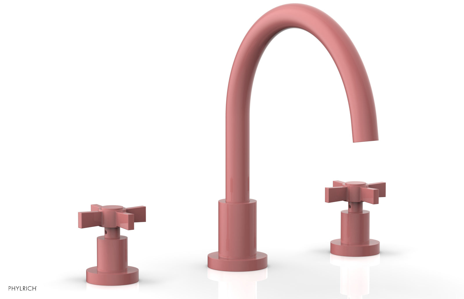 Phylrich BASIC Deck Tub Set - Blade Cross Handles