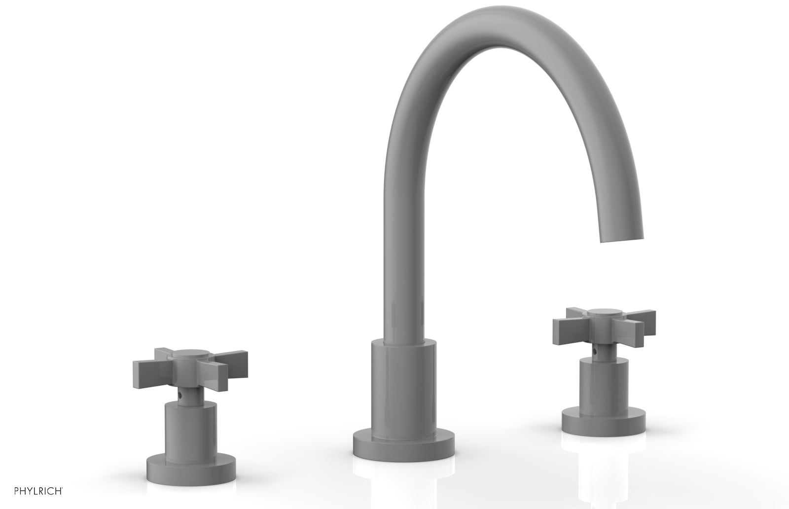 Phylrich BASIC Deck Tub Set - Blade Cross Handles
