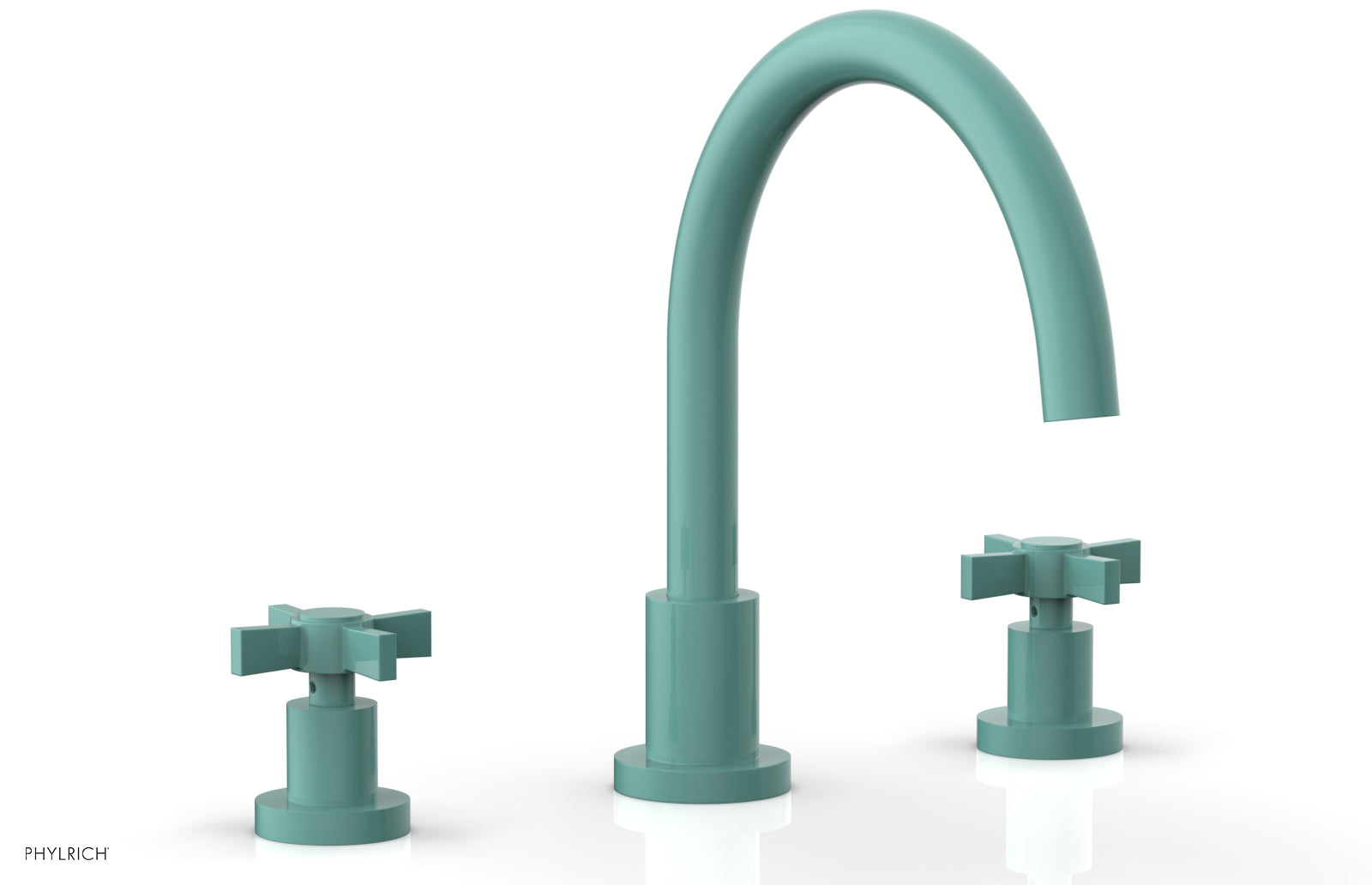 Phylrich BASIC Deck Tub Set - Blade Cross Handles