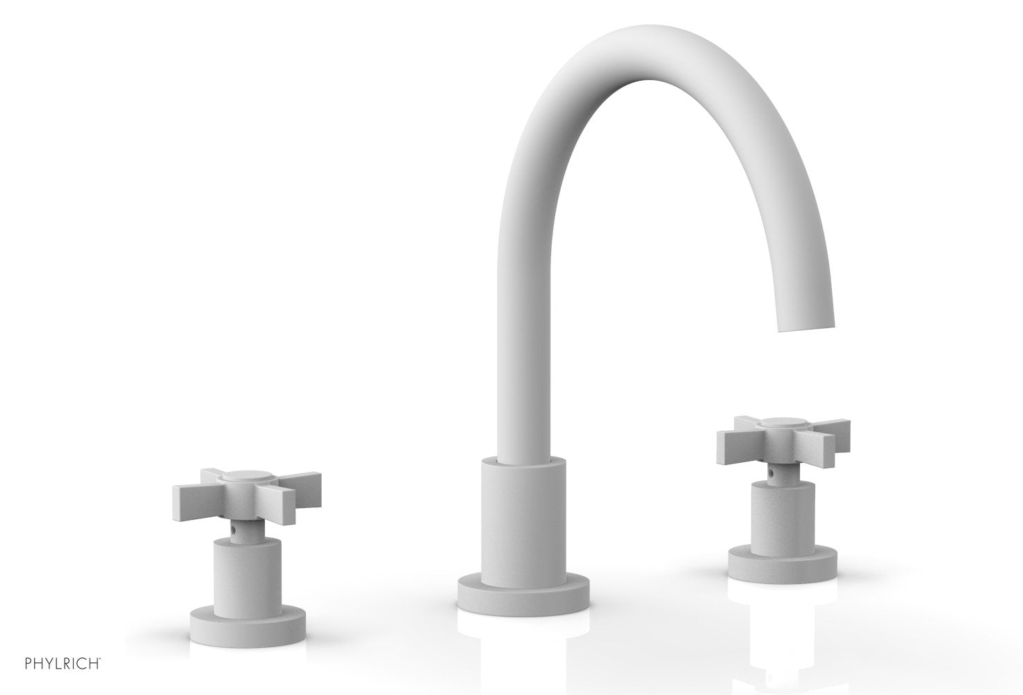 Phylrich BASIC Deck Tub Set - Blade Cross Handles