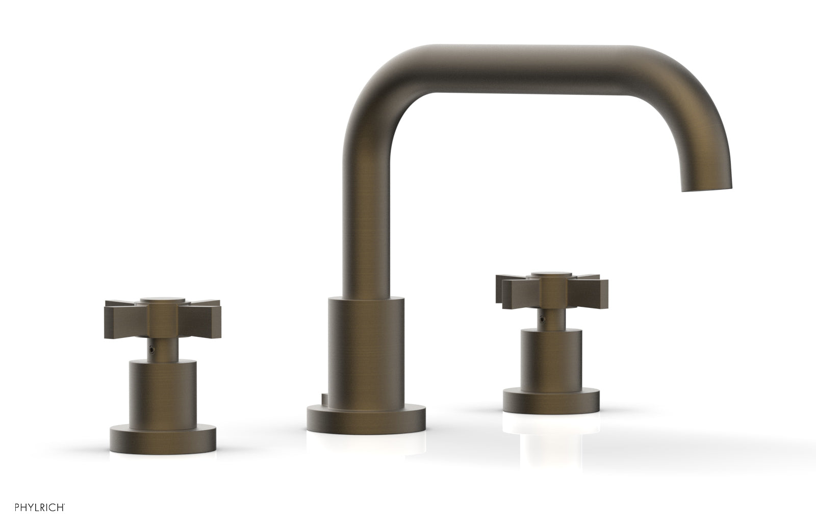 Phylrich BASIC Deck Tub Set - Blade Cross Handles