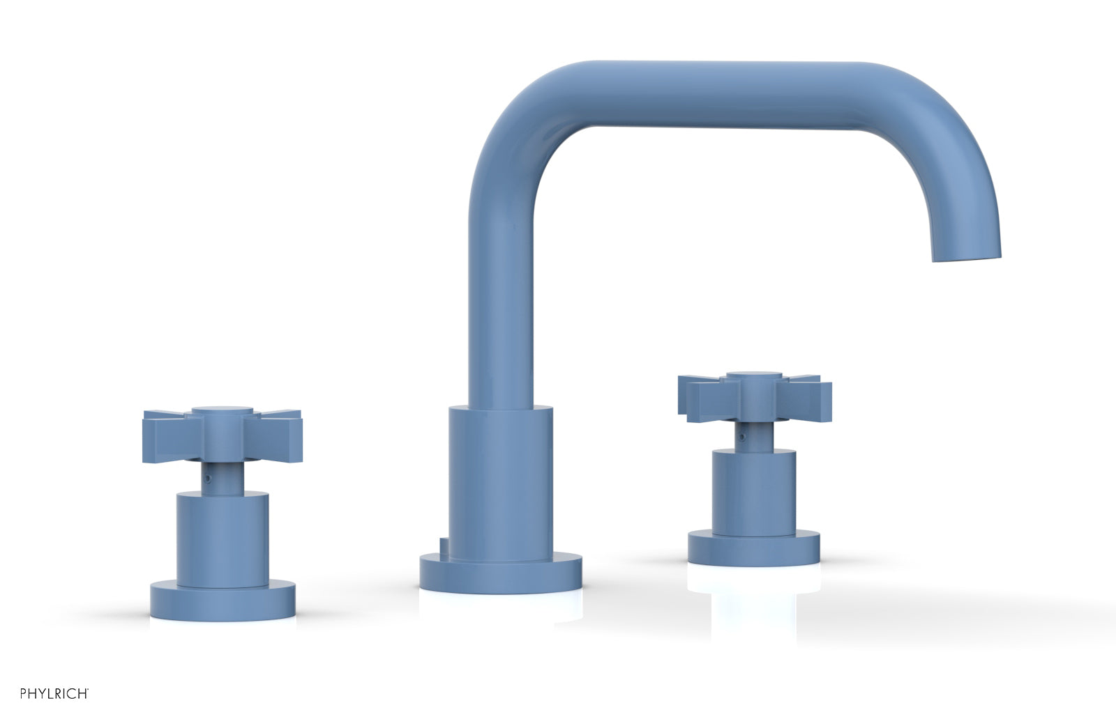 Phylrich BASIC Deck Tub Set - Blade Cross Handles