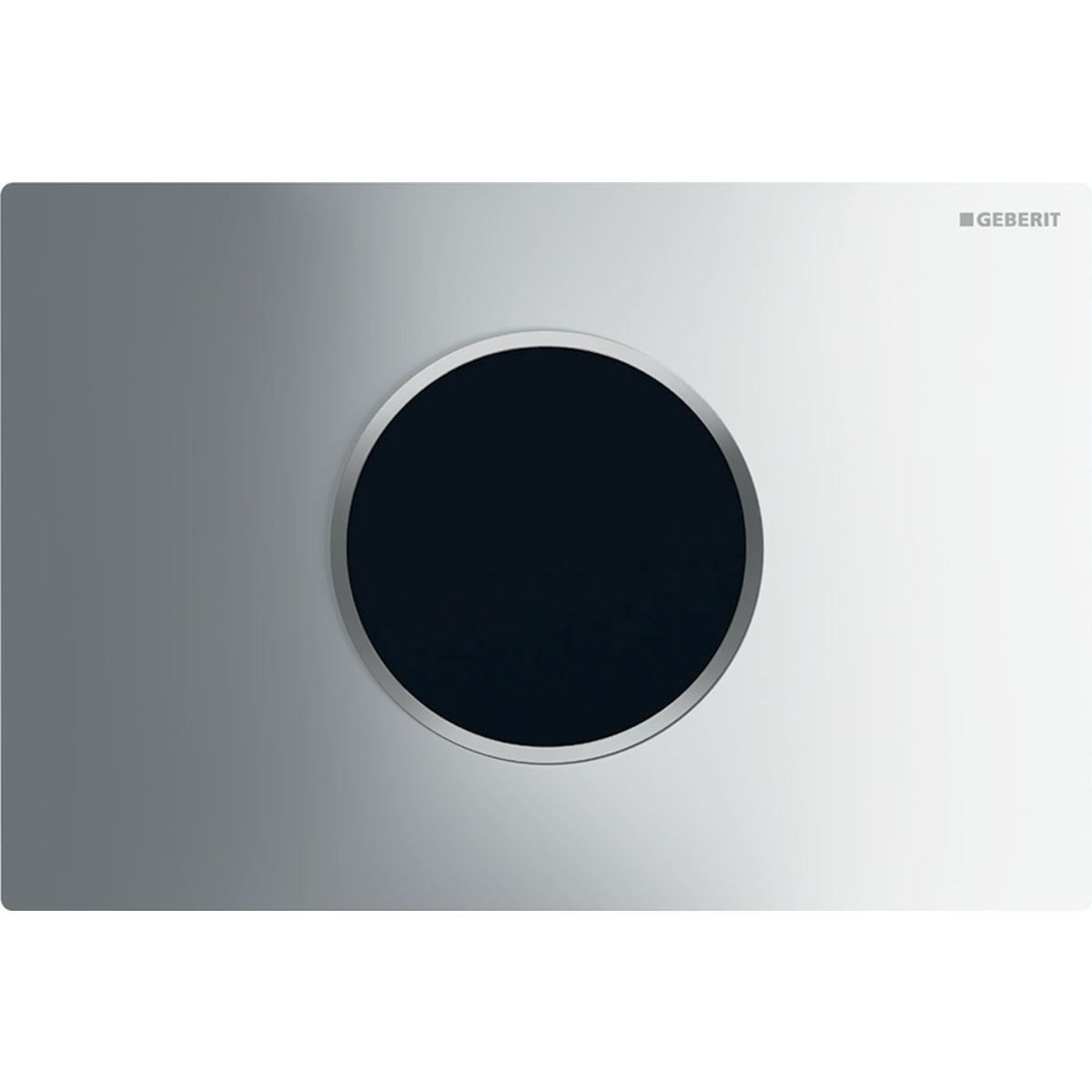 Geberit Toilet Flush Control with Electronic Flush Actuation, Mains Operation, Dual Flush and Sigma 10 Actuator Plate Automatic/Touchless