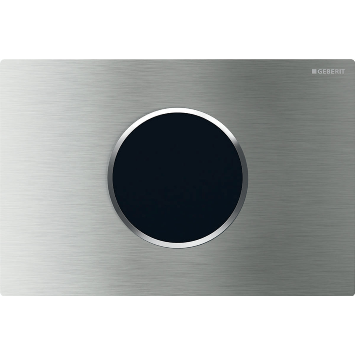 Geberit Toilet Flush Control with Electronic Flush Actuation, Mains Operation, Dual Flush and Sigma 10 Actuator Plate Automatic/Touchless
