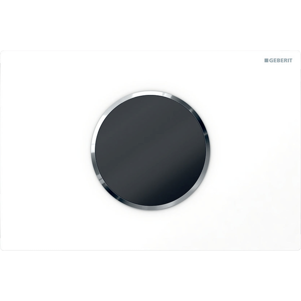 Geberit Toilet Flush Control with Electronic Flush Actuation, Battery Operation, Dual Flush and Sigma 10 Actuator Plate Automatic/Touchless