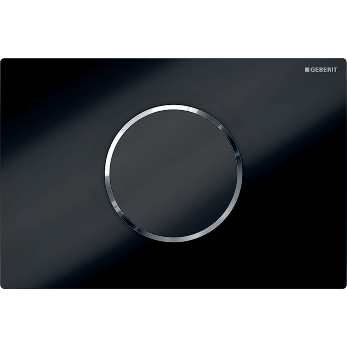Geberit Toilet Flush Control with Electronic Flush Actuation, Battery Operation, Dual Flush and Sigma 10 Actuator Plate Automatic/Touchless
