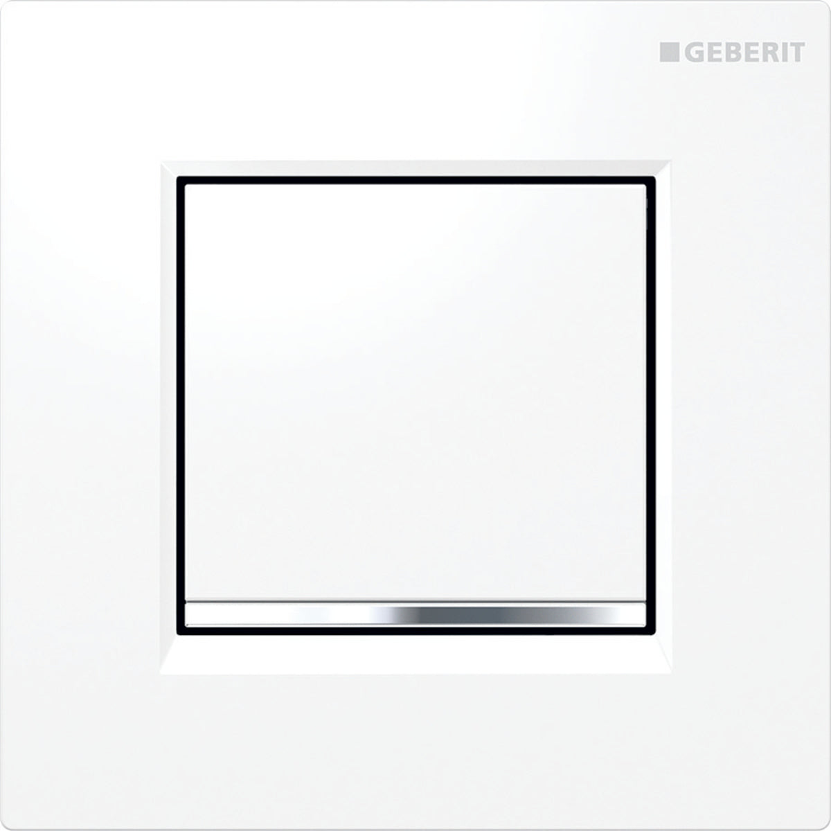 Geberit Urinal Flush Control with Pneumatic Flush Actuation and Type 30 Actuator Plate