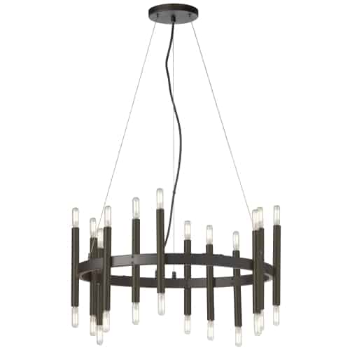 matte black chandeliers