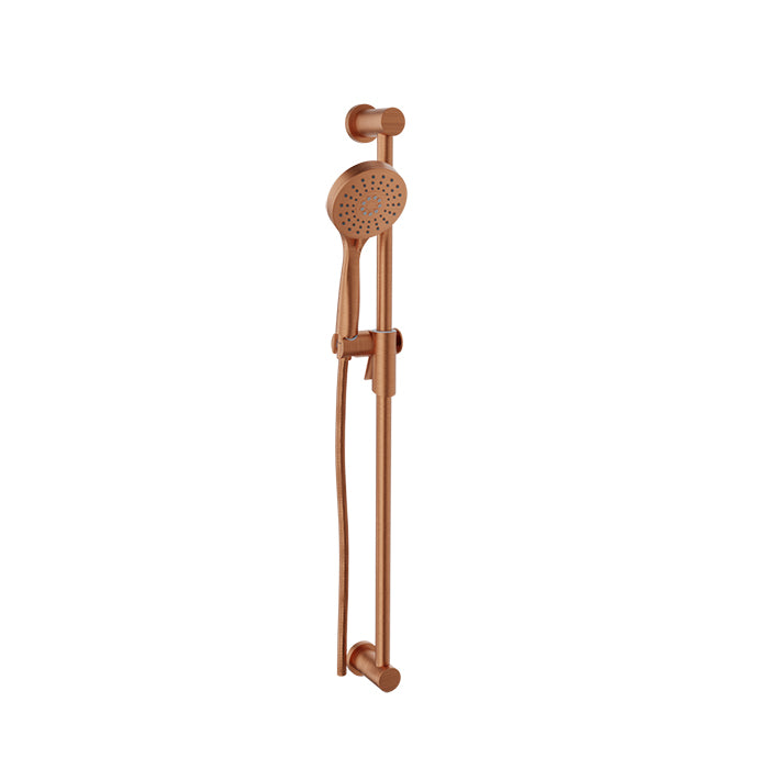 Baril Shower Components Zip+ 3-Spray Sliding Shower Bar