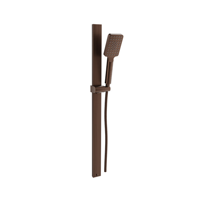 Baril Shower Components Flat 3-Spray Sliding Shower Bar