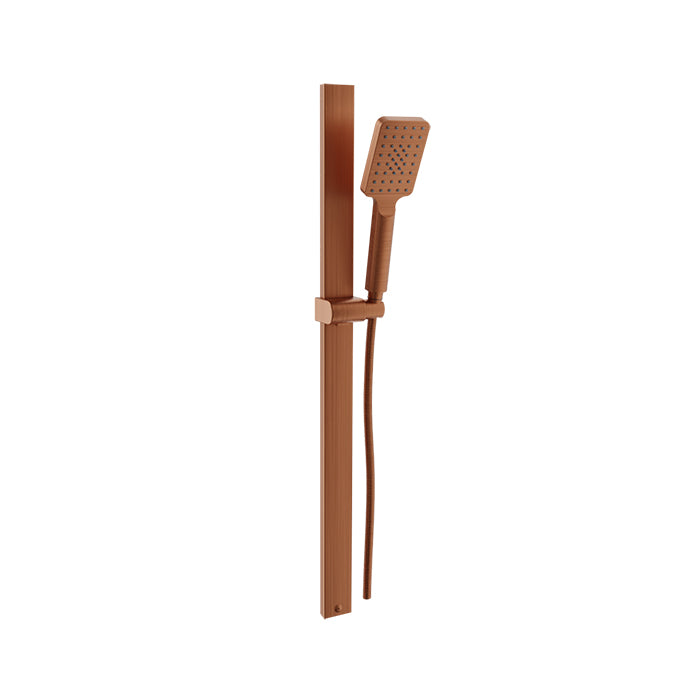 Baril Shower Components Flat 3-Spray Sliding Shower Bar
