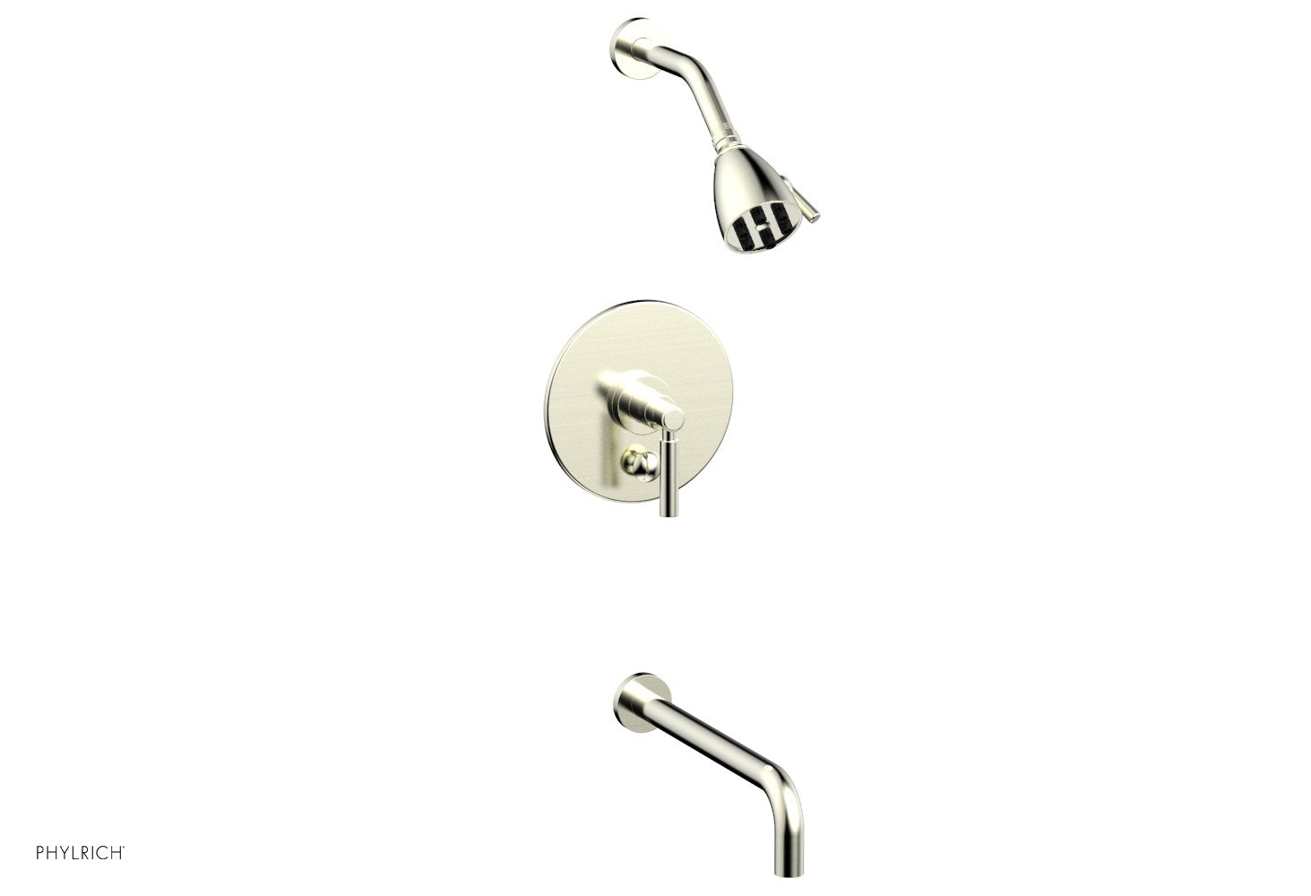 Phylrich BASIC Pressure Balance Tub and Shower Set - 12" Spout