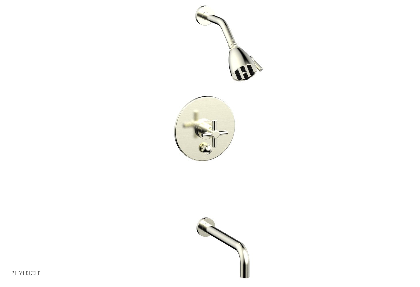 Phylrich BASIC Pressure Balance Tub and Shower Set - 10" Spout