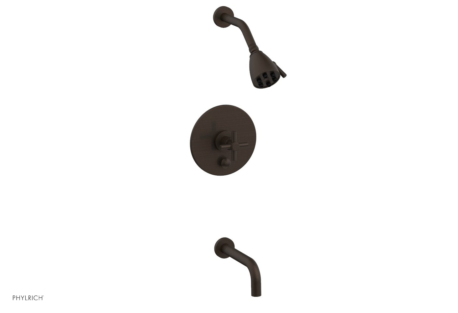 Phylrich BASIC Pressure Balance Tub and Shower Set - 7 1/2" Spout
