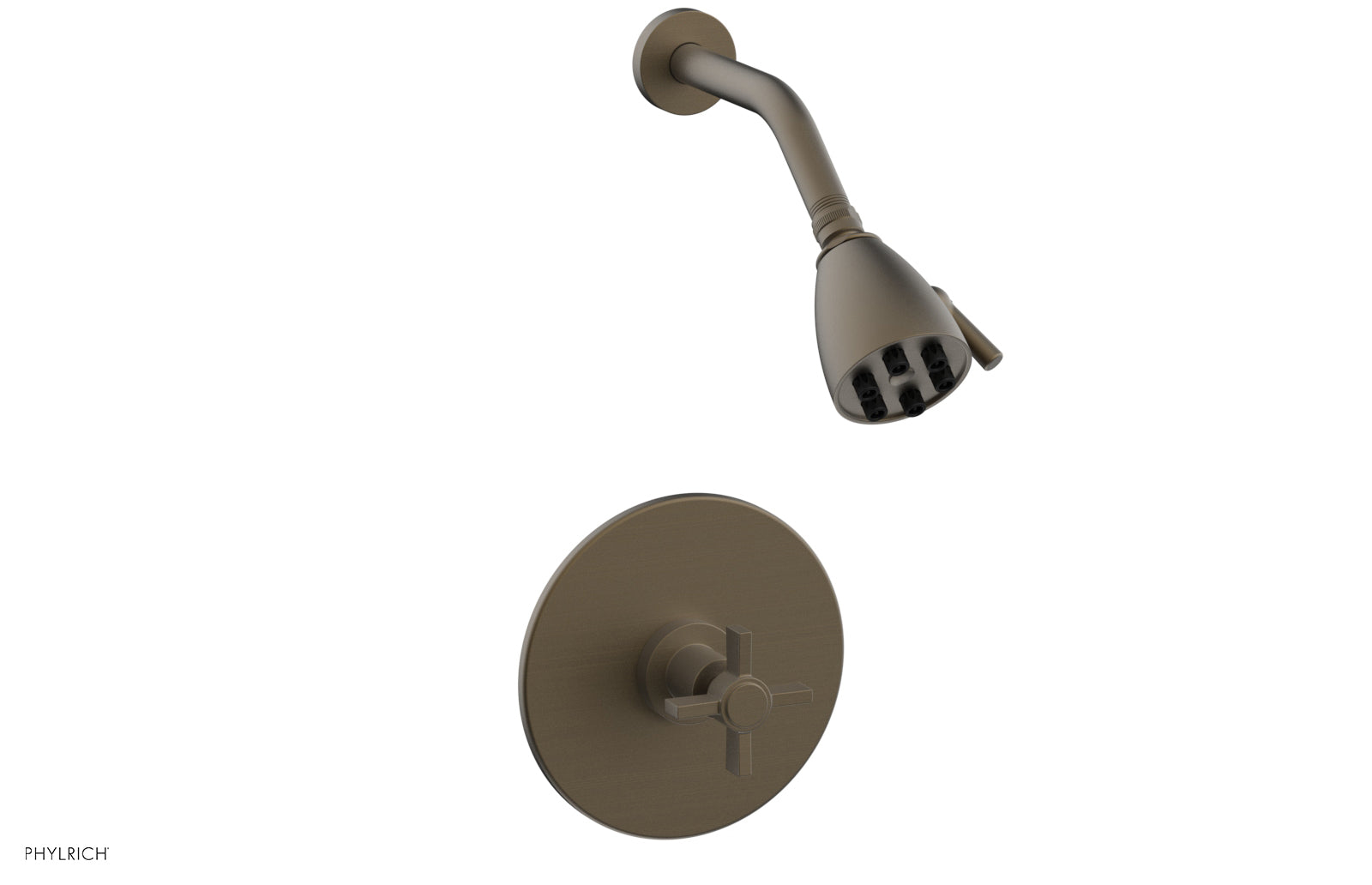 Phylrich BASIC Pressure Balance Shower Set - Blade Cross Handle