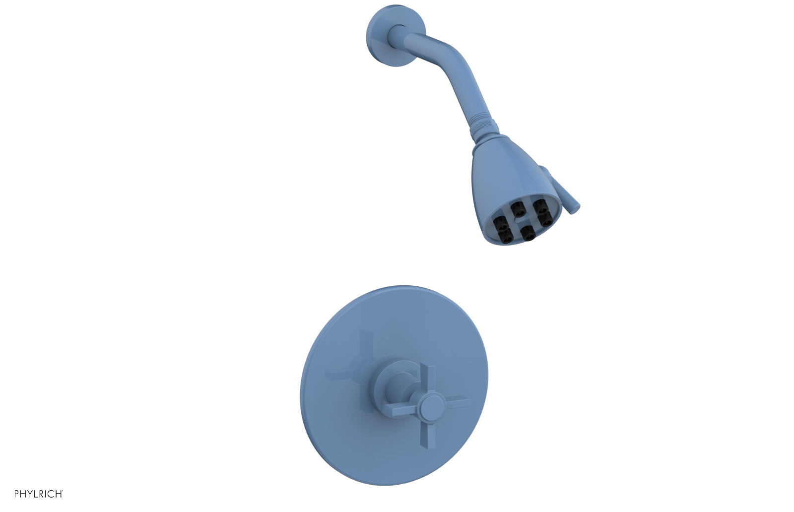 Phylrich BASIC Pressure Balance Shower Set - Blade Cross Handle