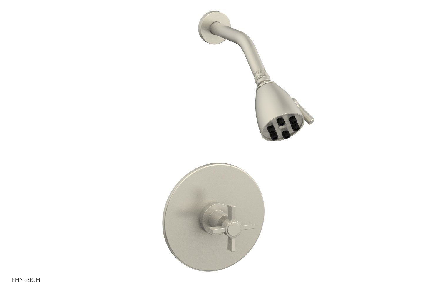 Phylrich BASIC Pressure Balance Shower Set - Blade Cross Handle