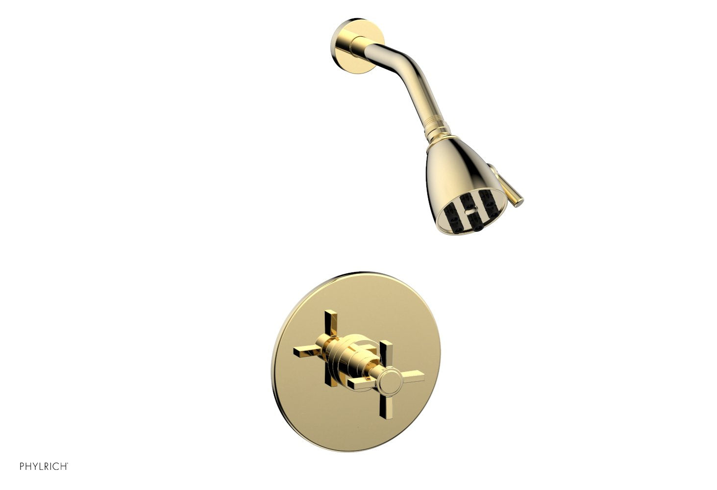 Phylrich BASIC Pressure Balance Shower Set - Blade Cross Handle