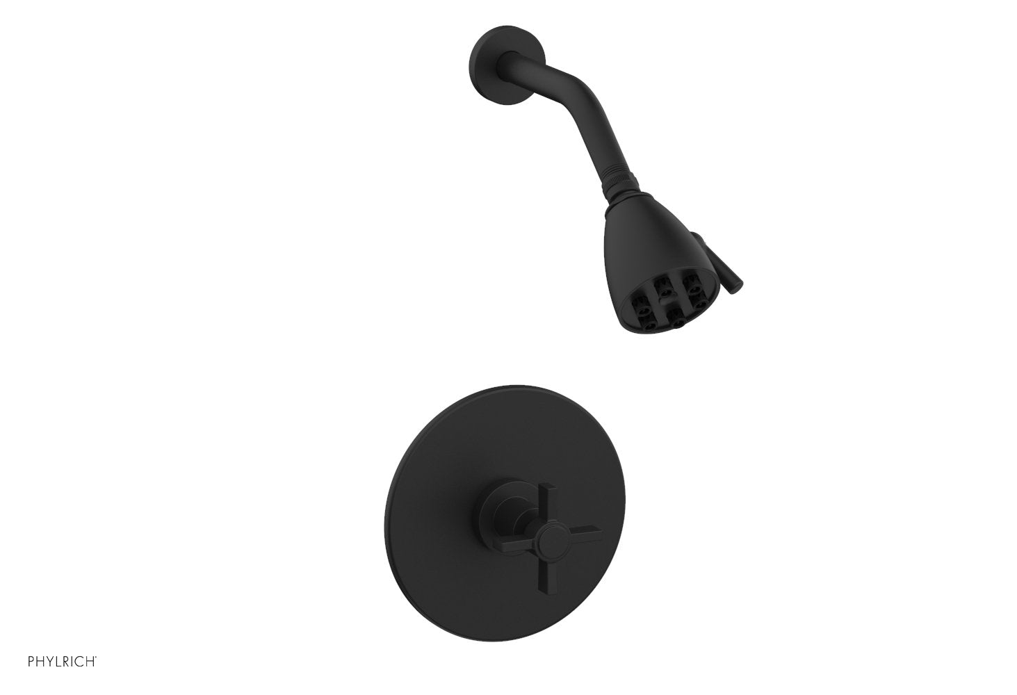 Phylrich BASIC Pressure Balance Shower Set - Blade Cross Handle
