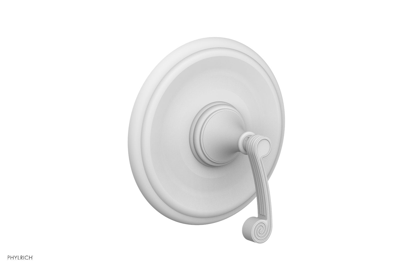 Phylrich 3RING Thermostatic Shower Trim - Curved Lever Handle