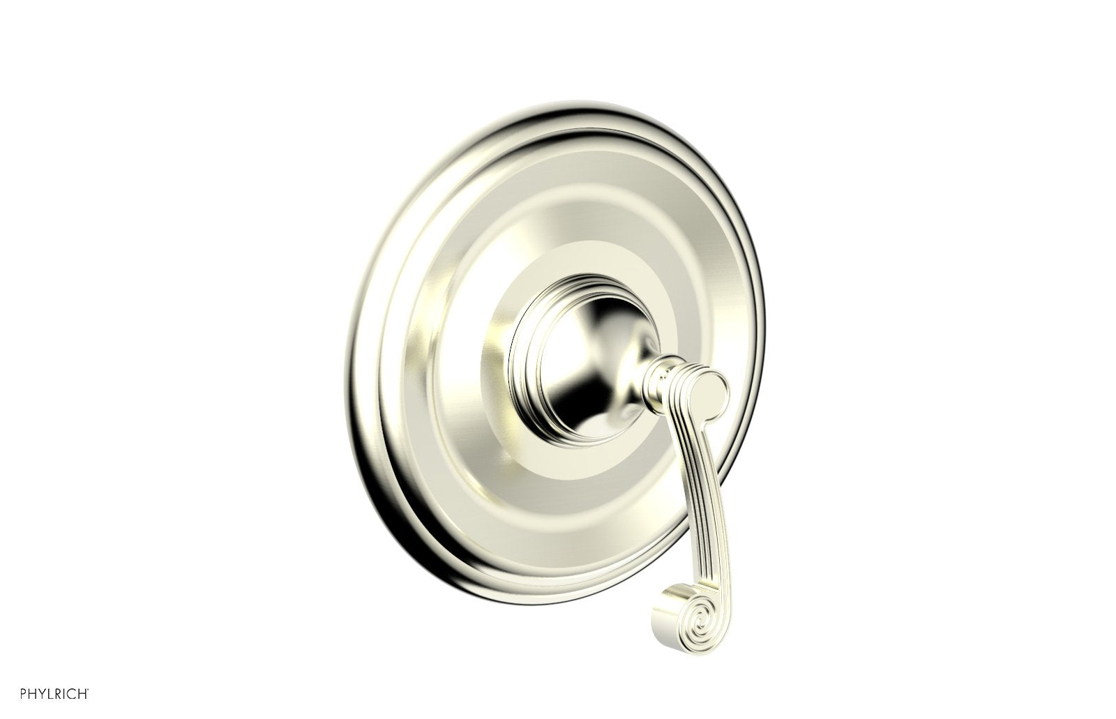 Phylrich 3RING Thermostatic Shower Trim - Curved Lever Handle