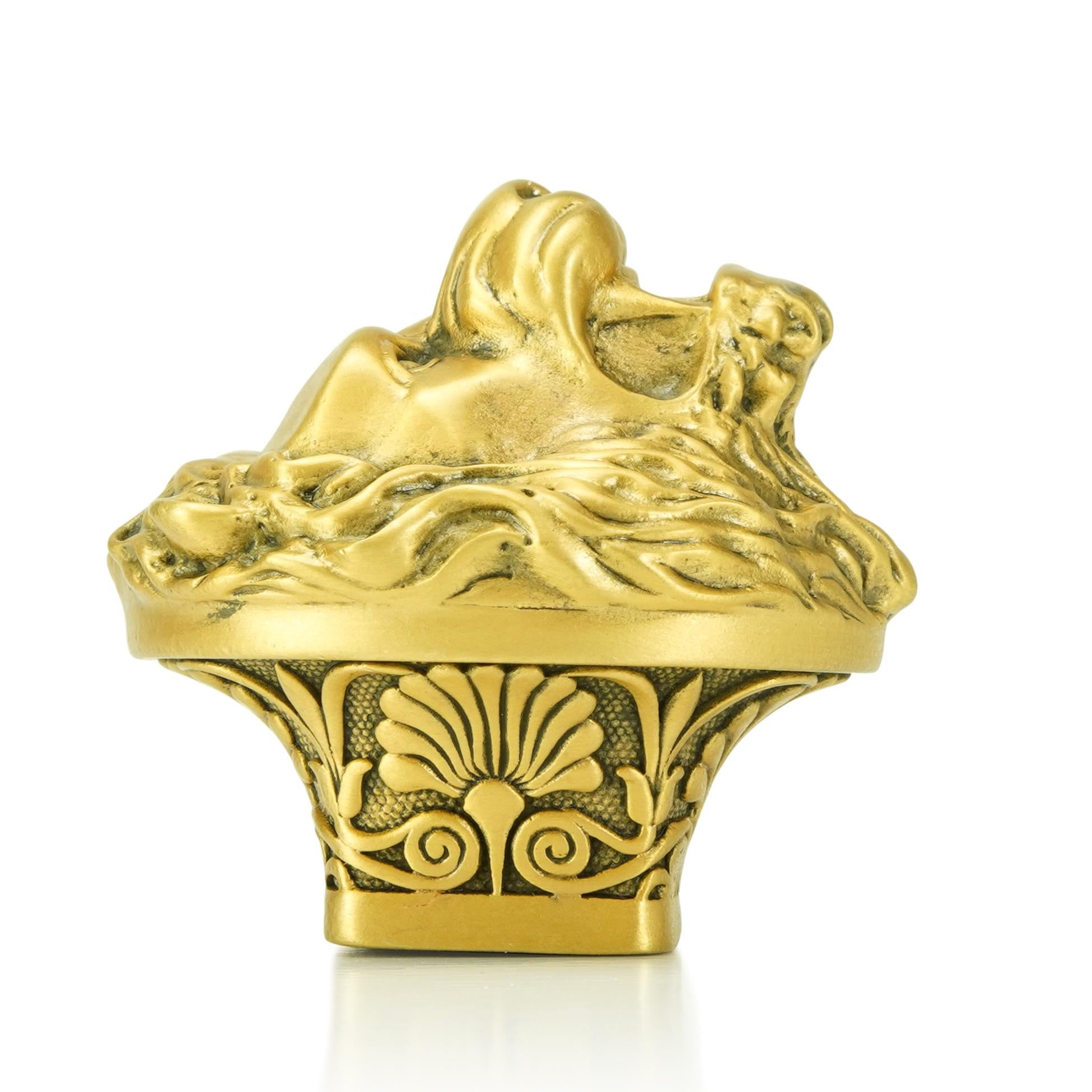 florentine gold knob