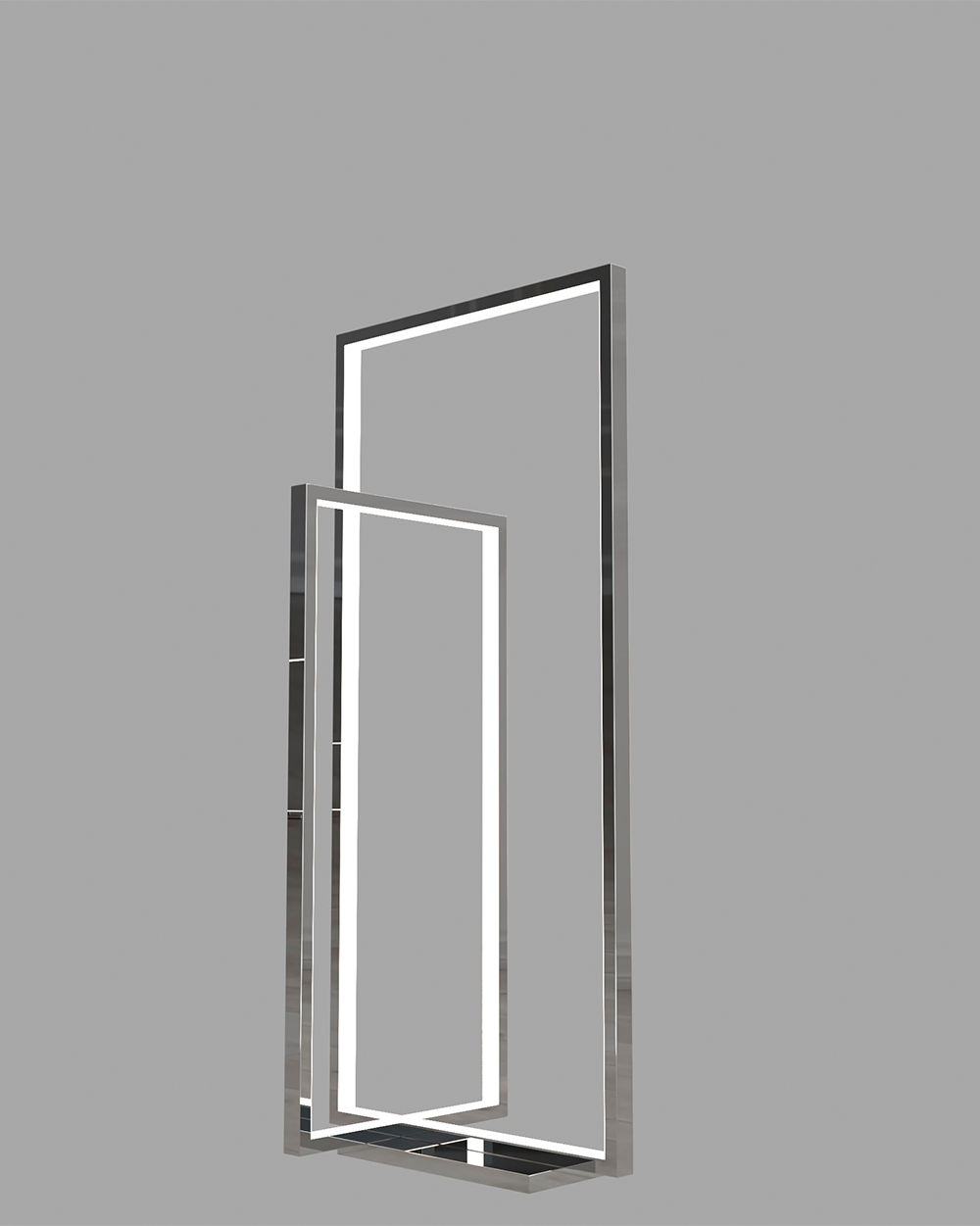 chrome floor lamp