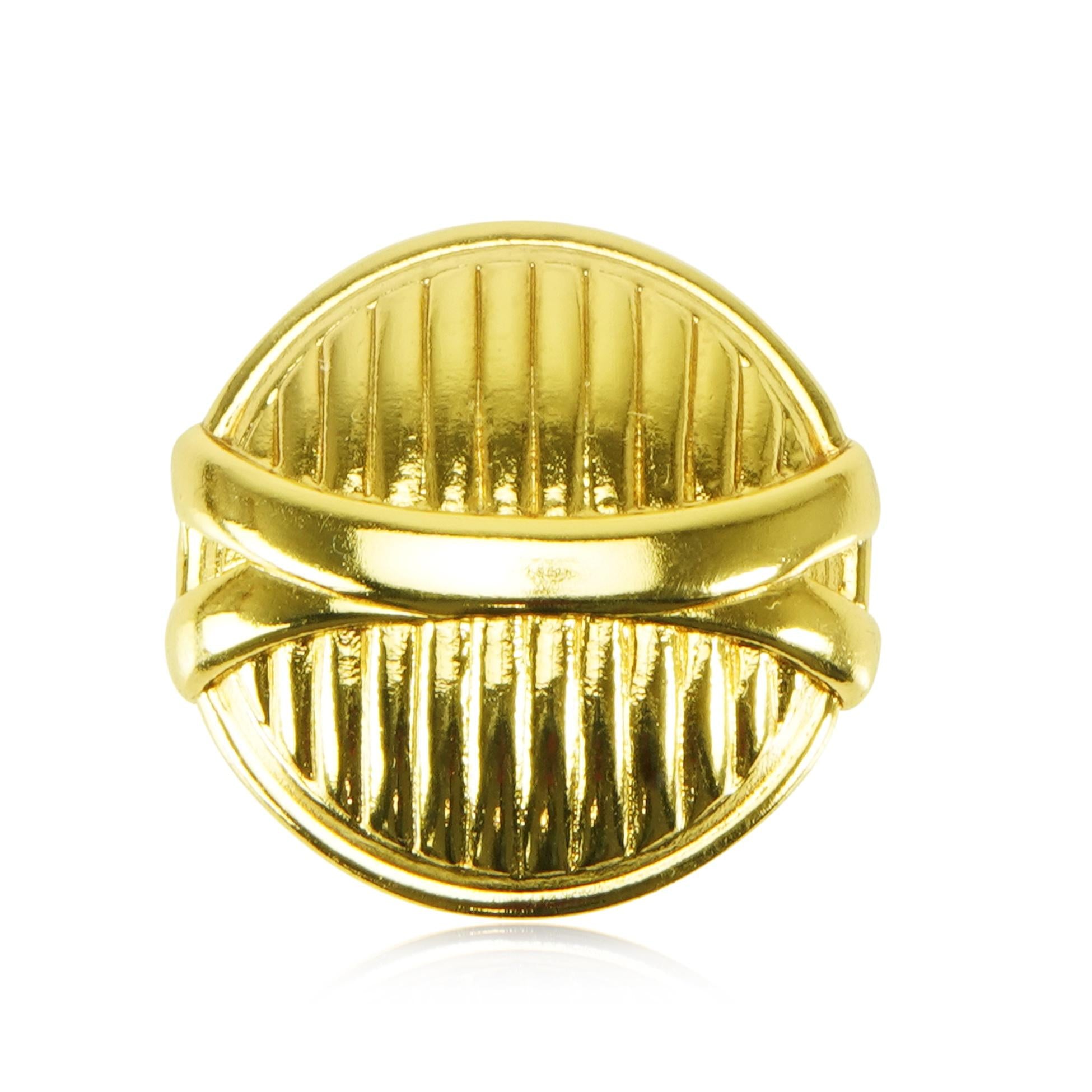 polish gold knob