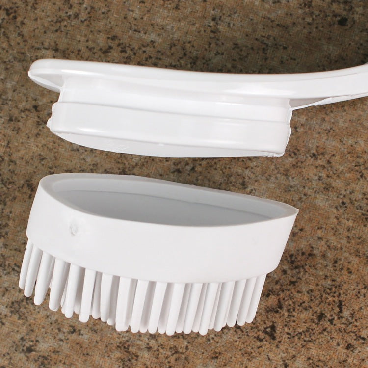white toilet brush holder