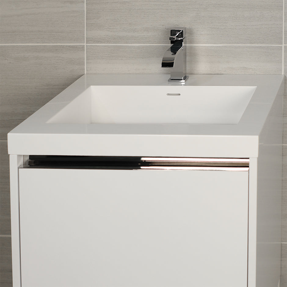 gloss white sink