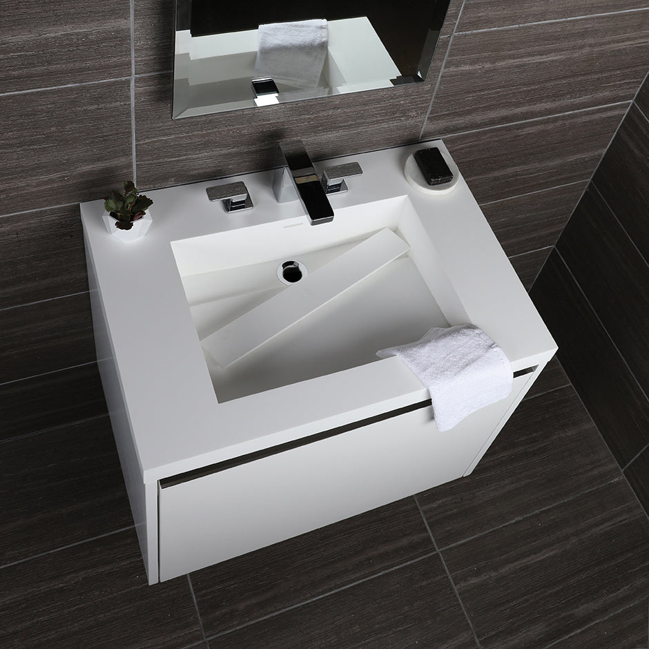gloss white sink