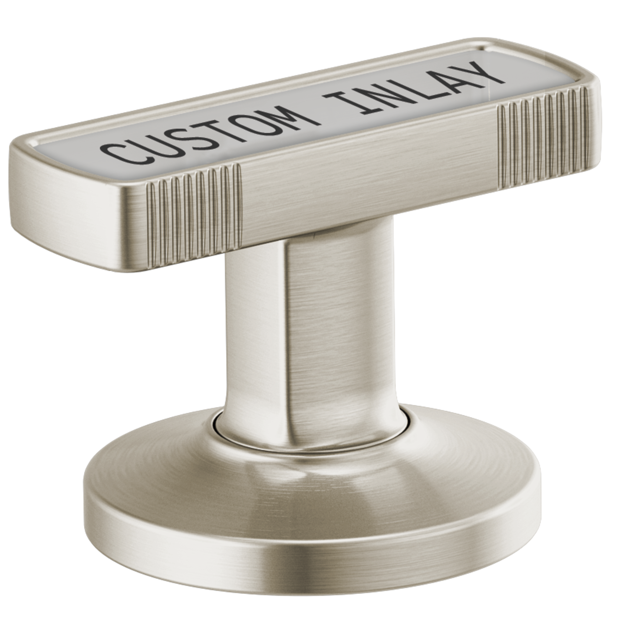 Brizo Kintsu Widespread Lavatory Knob with Custom Inlay Handle Kit