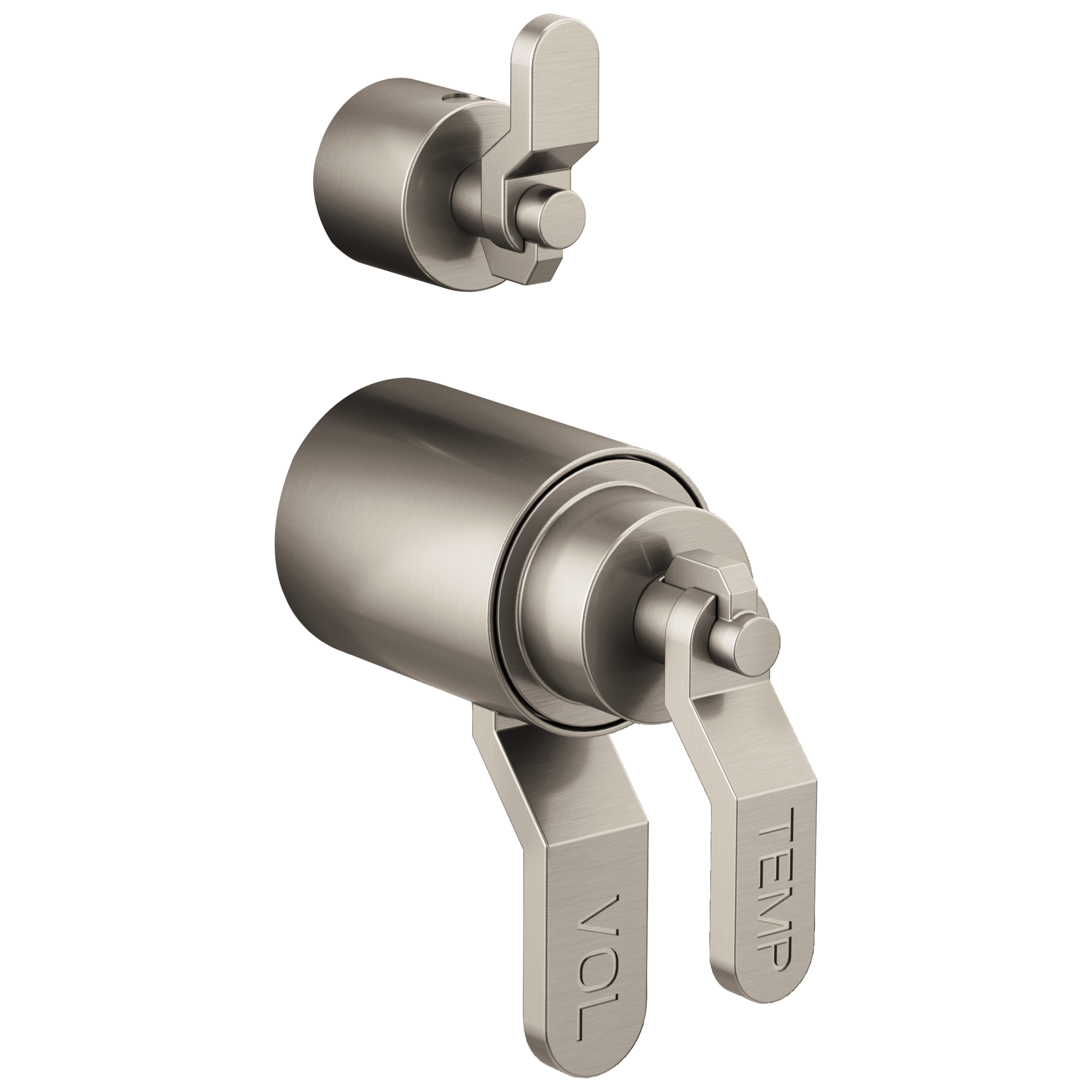 Brizo Litze TempAssure Thermostatic Valve With Integrated Diverter Industrial Lever Handle Kit