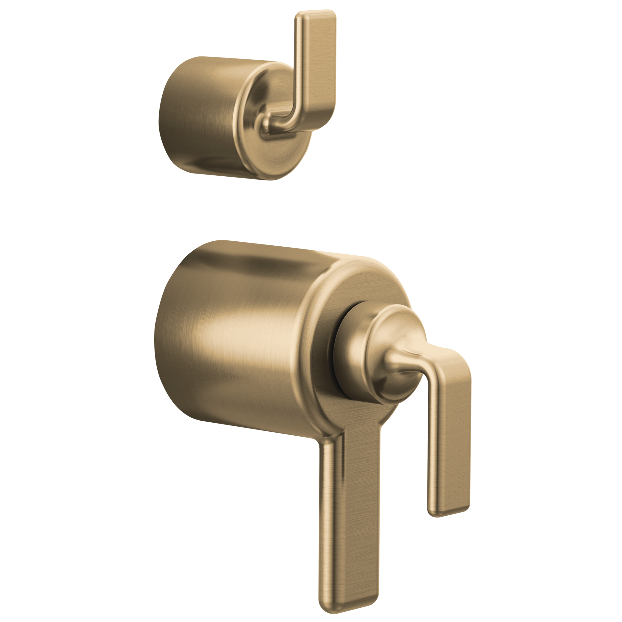 Brizo Allaria TempAssure Thermostatic Valve Trim with Integrated Diverter Trim Twist Lever Handle Kit