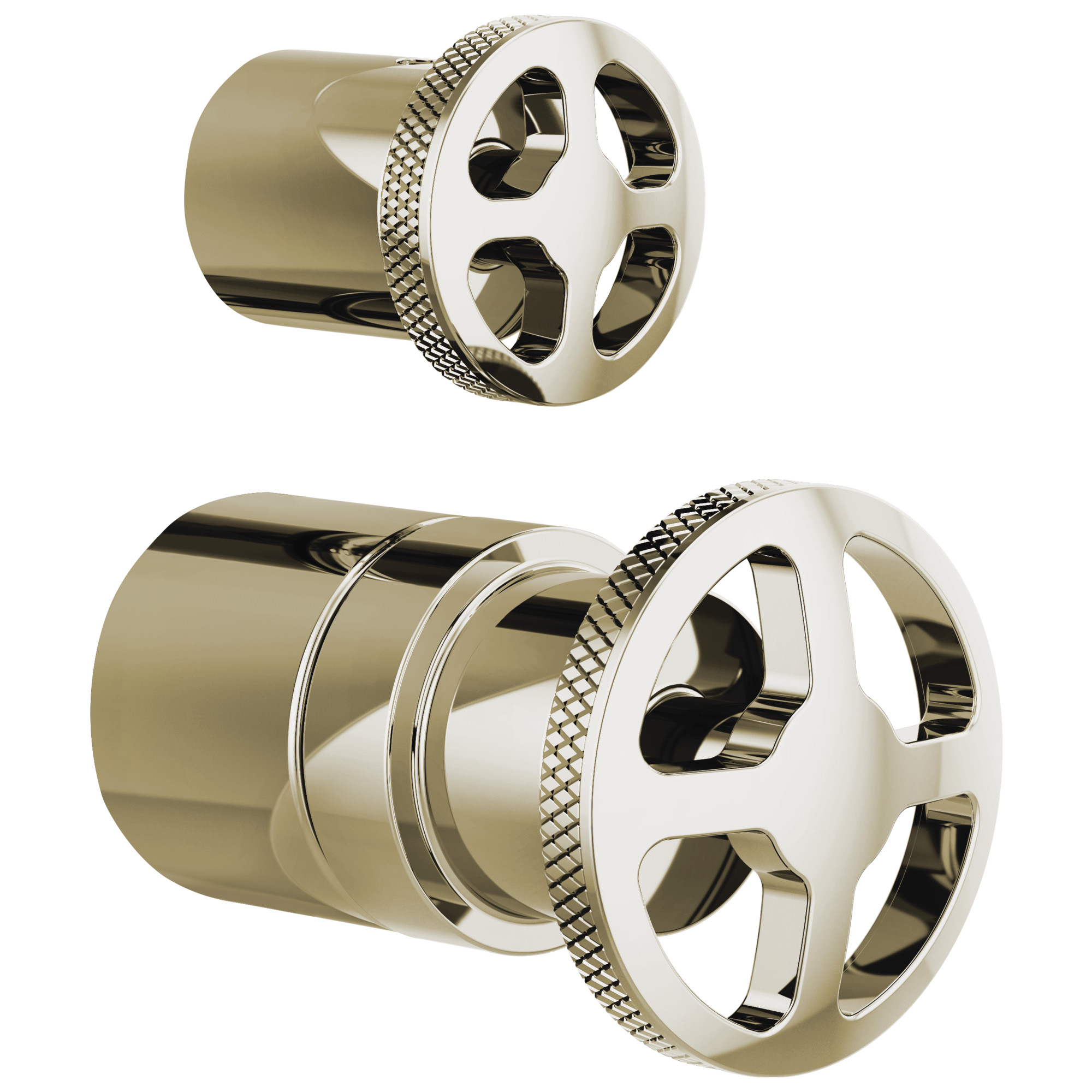 polished nickel handle kit