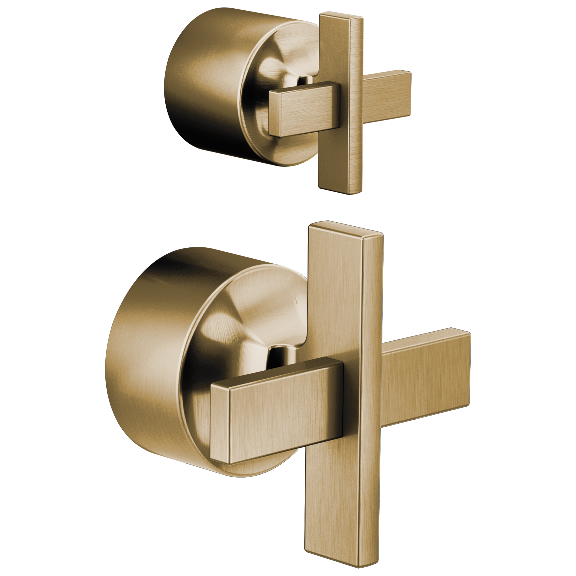 Brizo Levoir Pressure Balance Valve with Integrated Diverter Trim Cross Handle Kit