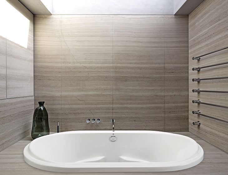 white bathtub