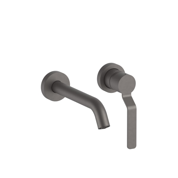 matte gun metal pvd washbasin mixer
