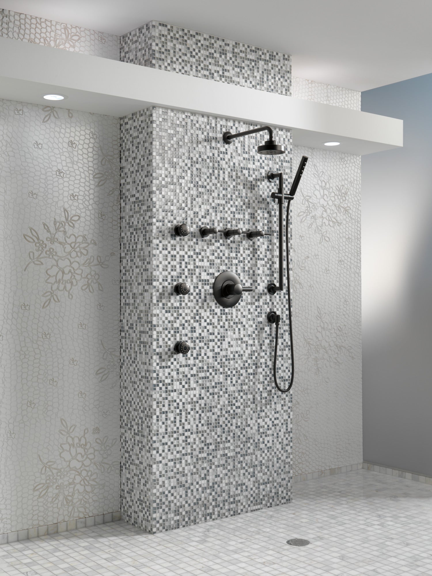 matte black thermostatic valve