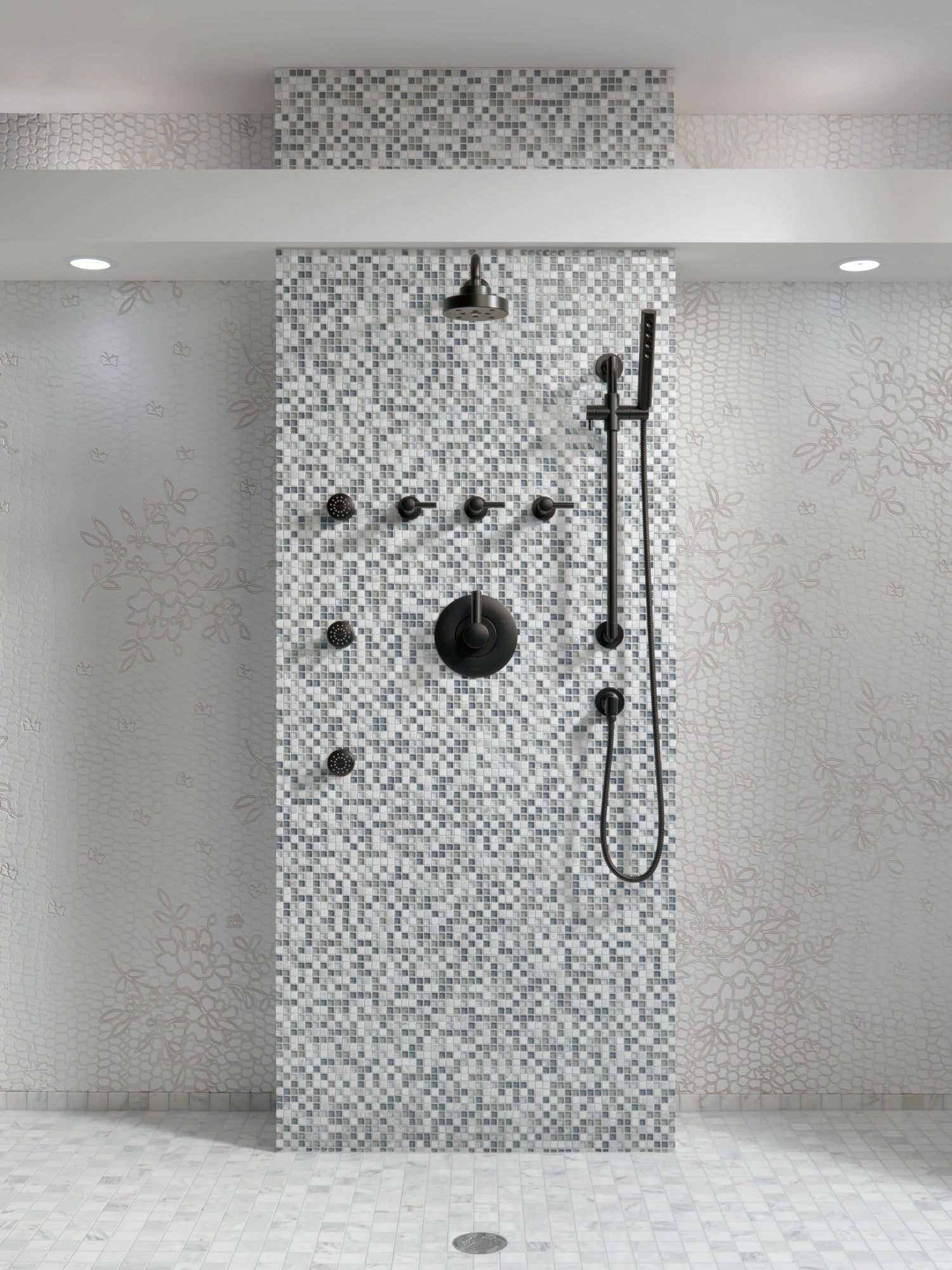 matte black thermostatic valve