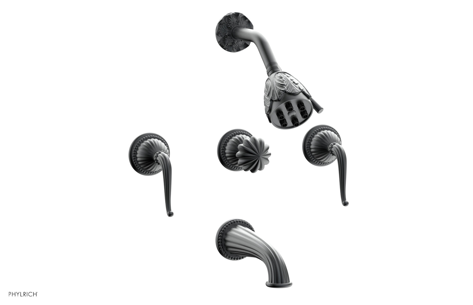 Phylrich GEORGIAN & BARCELONA Three Handle Tub and Shower Set